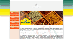 Desktop Screenshot of condimentosmanantial.com